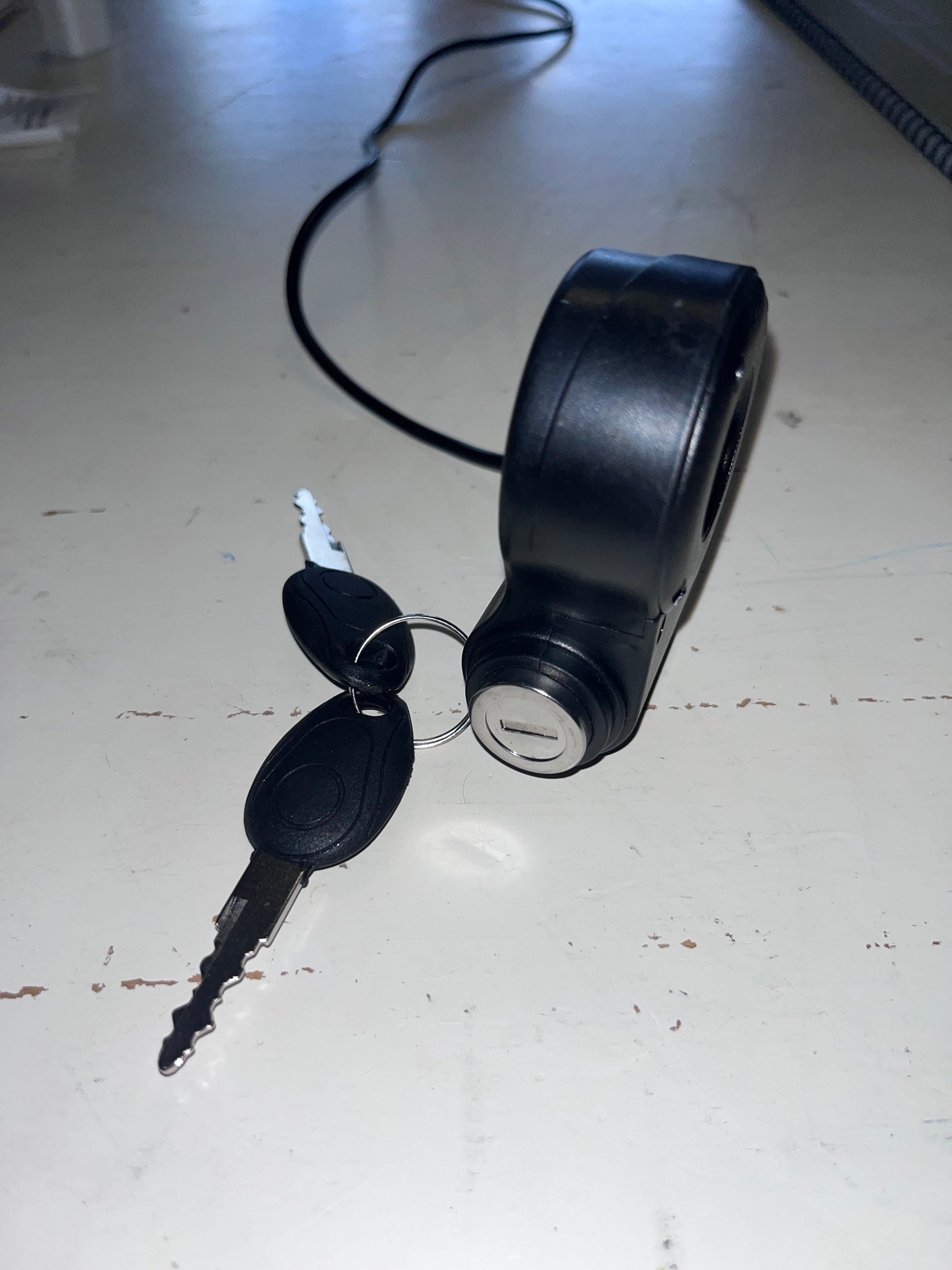 Ebike key ignition