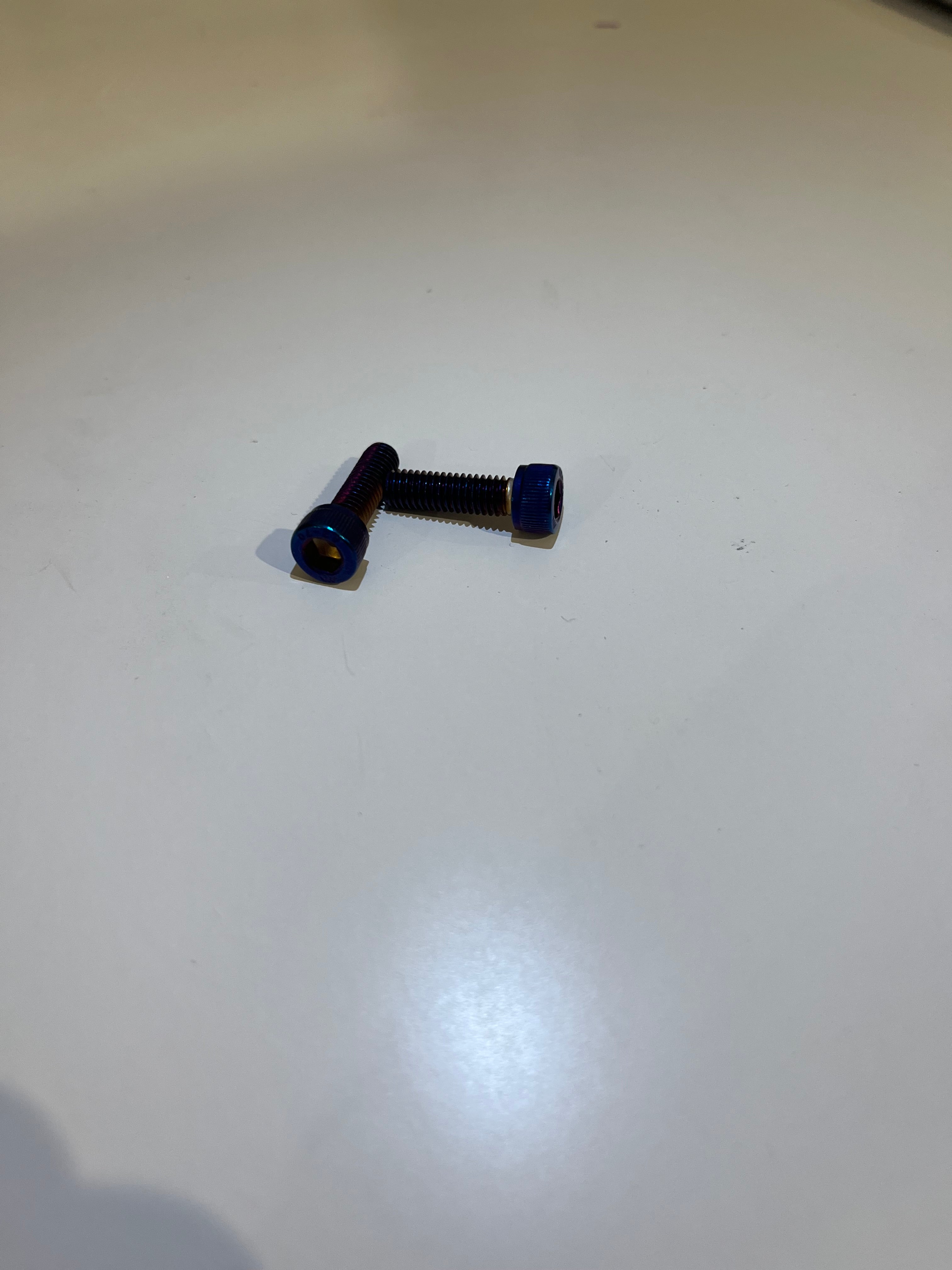 rear caliper super73 titanium bolts