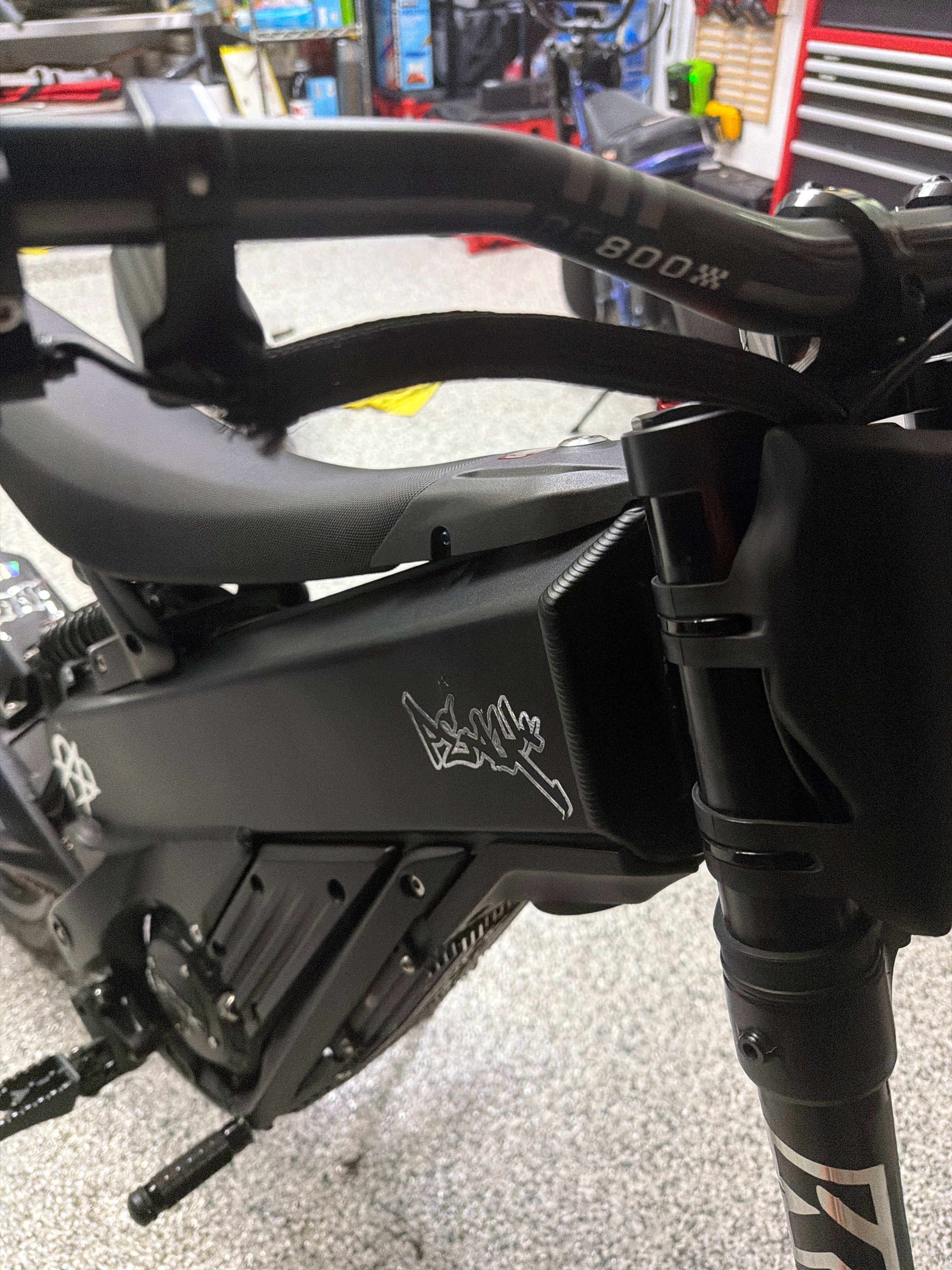 Chrome Peak Sticker